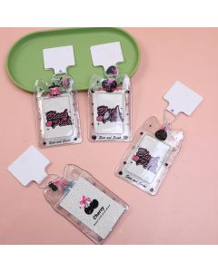 Black And Pink Series Card Holder