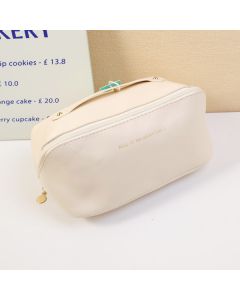 Shell Large Capacity Cosmetic Bag-Beige