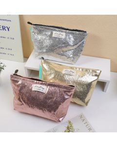 Silver Silk Hexagonal Bag Large