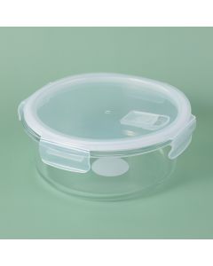 High Borosilicate Round Glass Fresh-Keeping Bowl-970ml