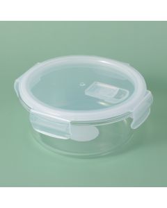 High Borosilicate Round Glass Fresh-Keeping Bowl-640ml