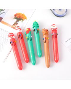 Christmas Carnival Night Ten Color Ballpoint Pen