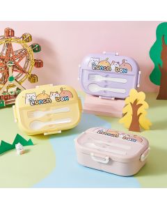 Colorful Cat Lunch Box - 1400ml