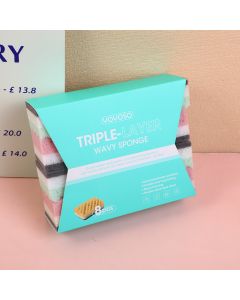 Triple-Layer Wavy Sponge 8 Pieces