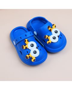Cute Eyes Giraffe Children's Cave Shoes Blue 26-27