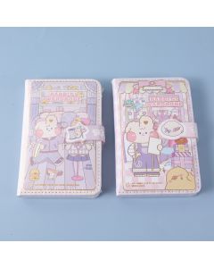 Rabbit Portable Magnetic Buckle Notebook-Color Page