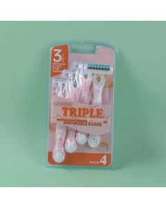 Professional Lightweight Women's Razor 4-Piece Set