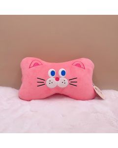 Sweet Cat Series Bone Pillow - Pink