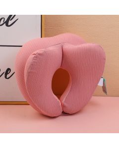 Multifunctional U-Shaped Nap Pillow - Pink