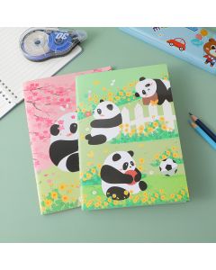 Yoyo Panda Series Suture Notebook A5-Color Pages