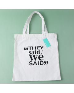 Simple English Letters Shopping Bag