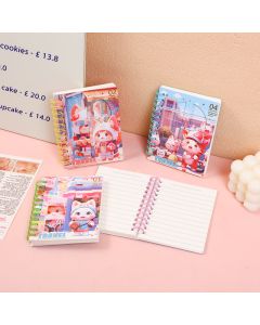 Bubbling Meow Holiday Coil Book-Horizontal Inner Page 70pcs