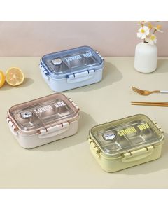 Silver-Plated Stainless Steel Lunch Box