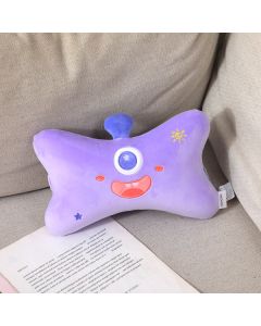 Strange Animal Family Series Bone Pillow-Purple