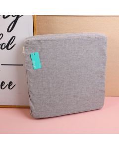 Linen Memory Foam Cushion - Gray