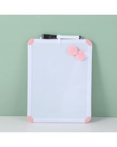 Pink Frame Magnetic Whiteboard With Erasable Pen