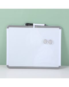 Black Frame Magnetic Whiteboard With Erasable Pen