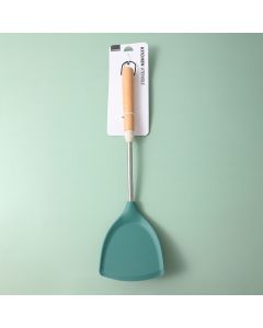 Fashion Silicone Spatula With Wooden Handle