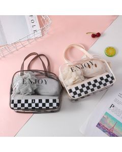 Checkerboard Toiletry Set