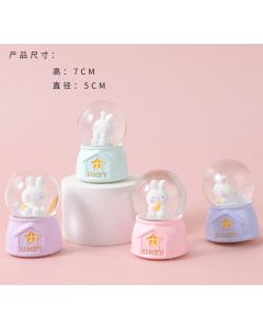 Star Rabbit Dream With Lights Crystal Ball-45#