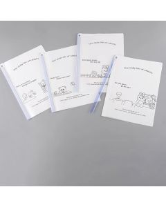 Rabbit Daily Series A4 Rotary Rod File Folder