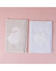 Untwisted Gauze Whale Children's Towel (Pack Of 2)