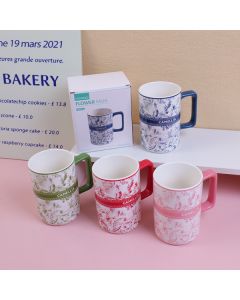 Ink Flower Mug - 400ml