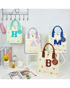 Square Canvas Storage Lunch Bag