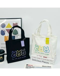 Vest Type Canvas Coated Shopping Bag