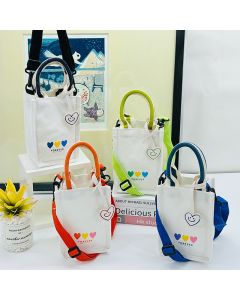 Square Canvas Crossbody Bag Shopping Bag