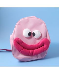 Ugly And Cute Kids Backpack-Pink