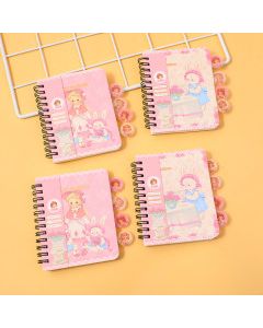 Egg Roll Sister Rose Manor PVC Bookmark Coil A6 Notebook