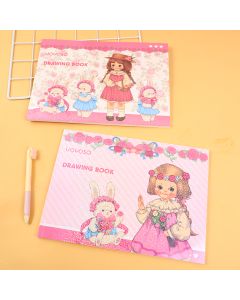 Egg Roll Sister Rose Manor Drawing Book A4