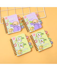 Colourful Fruity Papi Dog PVC Bookmark Coil Notebook