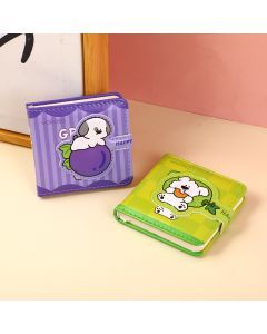Colourful Fruity Papi Dog Mini Square Magnetic Buckle Notebook