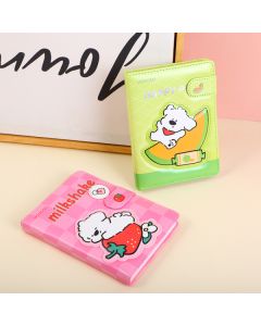 Colourful Fruity Papi Dog 3D Magnetic Buckle A5 Notebook