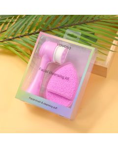 Facial Brush And Cleansing Puff Kit