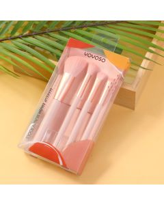 Strawberry Milk Candy Makeup Brush 4pcs Set
