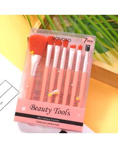 Morandi Pink Mini Makeup Brush-7pcs