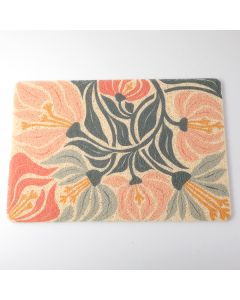 Beautiful Flower Wire Loop Floor Mat