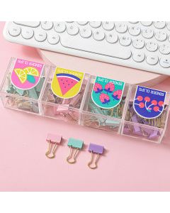 Macaron Color Binder Clip-19mm