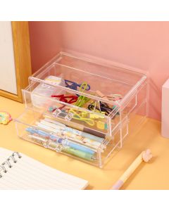 Dumbbell Handle Double-Layer Drawer Storage Box