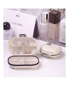 Rectangular Portable Airtight 7-Compartment Pill Box