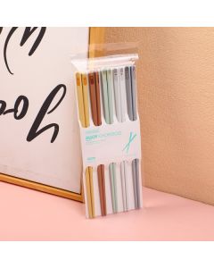 Flow-Color Alloy Chopsticks (5 Pairs)2