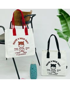 Literature And Art Girl Series Tote Bag