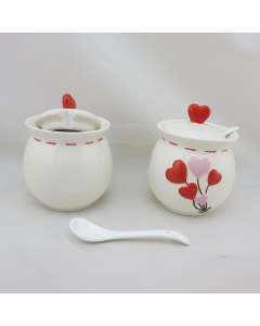 Valentine'S Day - Sugar Jar 2pcs