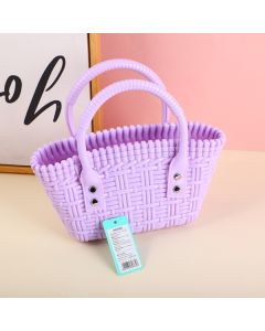 Stylish Hand-Held Shoulder Bag-Purple