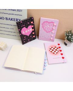 Valentine'S Day - Heart Accessory Hardback A5 Notebook 96pcs