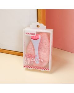 Facial Puff And Roller Beauty Set