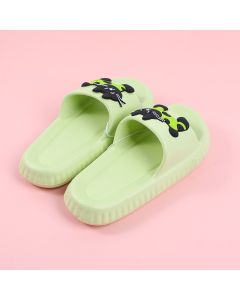 Cute Animal Couple Slippers Size 40-41 (Milk Green)